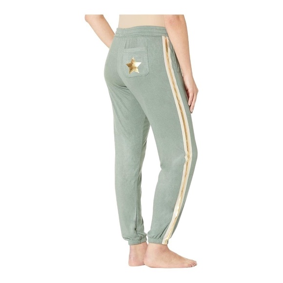 PJ Salvage Women's Loungewear Gold Star Status Banded Pant NWT - Picture 1 of 5